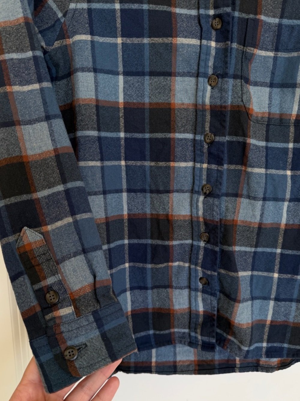 Pendleton Wool Plaid Button Up Flannel Top Outdoors Cabin Retro - Picture 4 of 5